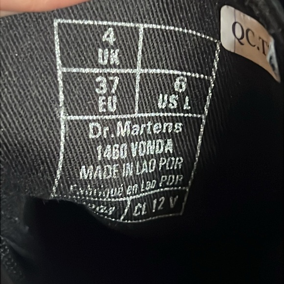 DOC MARTENS 1460 VONDA FLORAL LEATHER LACE UP BOOTS Size 6 - Picture 10 of 11